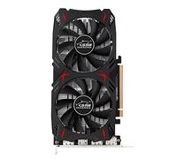 HUIOP Carte graphique, GTX1060 6GB Gaming Carte Graphique 1506MHz/2002MHz 6GB/GDDR5/192bit Mémoire Double Ventilateur de Refroidissement Conception 3*DP+HD Ports de sortie, Carte Graphique