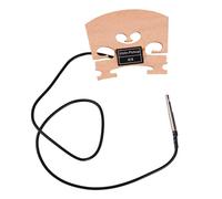 HUIOP Chevalet de Violon 4/4 avec Micro intégré, Piézo monté à L'intérieur, Chevalet en érable Léger et Métal pour D'excellentes Performances, Prise de Connexion pour Préamplis et