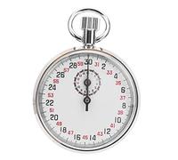 HUIOP Chronographe, Chronomètre de Sport Rond en Acier Inoxydable, Minuterie de Course Portable, pour équipement D'enseignement la Physique avec Grand Cadran, Robuste et Pratique