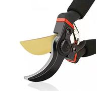 HUIOP Ciseaux de jardin Haute dureté Épaissis SK5 Acier Coupe forte Branche épaisse Élagage d'arbres fruitiers Ciseaux Multi-usage pour pépinière Branches Fleurs