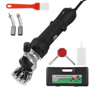 HUIOP Ciseaux pour moutons Tondeuse électrique 690 W Machine professionnelle pour tondre le bétail agricole Kit de toilettage réglable à 6 vitesses Coupe de poils d'animaux