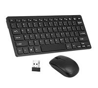 HUIOP Clavier sans fil 2,4 GHz, souris combo ultra fin, récepteur USB, coque de protection pour ordinateur portable, boîte TV Android, 2,4 GHz, sans fil