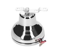 HUIOP Cloche électrique,12 V 110dB Électrique Cloche Forte Alarme De Sécurité Klaxon Interne Grève en Acier Inoxydable Alarme d'urgence Cloche pour Voiture Véhicule Moto Marine Bateau