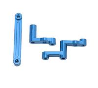 HUIOP Composants de Direction RC en Alliage D'aluminium, Matériau Métallique Robuste de Première qualité, pour Remplacement MJX 16208 1/16, Installation Facile et Résistance Plus Forte (Bleu foncé)