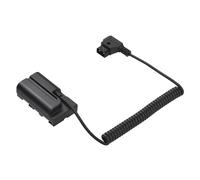 HUIOP DC Coupler D-Tap vers WY-VL-F Câble en spirale de batterie factice Accessoire coupleur CC pour moniteurs/lumière vidéo LED/micro/récepteur émetteur sans fil