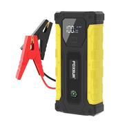 HUIOP Démarreur de batterie de voiture 12 V - Portable - Boussole - Illumination - Clignotant - Lumière SOS pour voiture, SUV, camion, moto, charge rapide USB et port de type C - Diesel