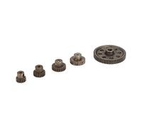 HUIOP Différentiel Diff Principal Metal Spur Gear 64T 17T 21T 26T 29T Moteur Gear RC Partie pour HSP 1/10 Truck Brontosaurus 94111,1/10 Équipement combiné