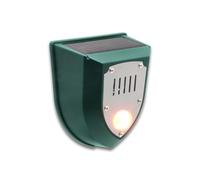 HUIOP Électronique solaire avec capteur de mouvement PIR Alarme temporisée Induction du corps humain Lumière d'alarme infrarouge Dispositif anti-vol pour animaux IP55 Alarme du Sen