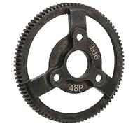 HUIOP Ensemble Pignon et Engrenage Droit en Acier Robuste pour Voiture Slash 2WD 1/10 RC, Engrenage Droit 48P 90T avec Pignon 19T 20T 21T, Métal trempé, Facile à Installer,