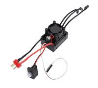 HUIOP ESC sans Balais 35 A pour Voitures RC 1/16 1/14, avec Ventilateur de Refroidissement, Conception étanche Robuste, Coupure LiPo/NiMH, Courant D'éclatement 120 A pour Moteurs