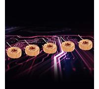 HUIOP Fil D'inducteur Toroïdal, Traitement Fin, Petit Corps, 20 Pièces pour Circuit imprimé PCB 100UH 0.6mm pour Amateurs D'électronique