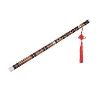 HUIOP flûte de Bambou, Pluggable Handmade Bitter Flute/Dizi Traditionnelle Chinoise Musicale d'instruments à Vent en mi-clés pour Débutant Niveau d'étude,flûte traversière Chinoise en Bambou,flûte de