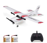 HUIOP FX801 Avion RC 2,4 GHz 2 canaux Avion RC Vol en plein air avec 2 batteries