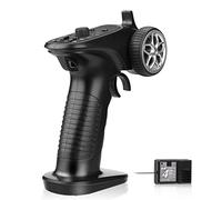 HUIOP GA-4H-TX 4CH 2.4GHz télécommande émetteur Radio numérique avec récepteur pour 1/8 1/10 1/16 1/32 RC Voiture Bateau,Émetteur Radio numérique