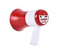 HUIOP Haut-Parleur mégaphone, Puissance 50 W, mégaphone Portable, Voix et sirène/Modes d'alarme, contrôle du Volume, clé USB, Carte TF, Alarme BT, amplificateur de mégaphone,mégaphone mégaphone