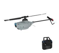 HUIOP Hélicoptère RC Drone RC avec caméra 720P Hélice Unique sans ailerons Localisation du Flux Optique Stabilisation gyroscopique à 6,RC Helicopter