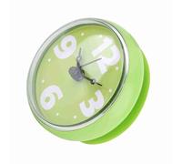 HUIOP Horloge Murale à Ventouse étanche pour Salle de Bain, Cuisine (Verte)