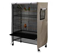 HUIOP Housses de cage à oiseaux Housses de cage à oiseaux de nuit Aide au sommeil pour cage de mariée avec fenêtre String Cage à oiseaux Pare-brise étanche à la poussière Couverture de boîte de