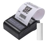 HUIOP Imprimante De Reçus,Imprimante De Reçus Thermique Portable BT 80 Mm Mini Imprimante Mobile Personnelle De Factures Pos avec Batterie Rechargeable Prise en Charge Esc/Pos Compatible avec Android