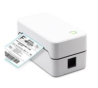 HUIOP Imprimante D'Étiquettes Thermiques,Imprimante D'Étiquettes D'Expédition USB 80 Mm avec Coupeur Automatique Impression Thermique Directe De Bureau Prise en Charge De La Connexion Filaire