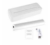 HUIOP Imprimante portative,Imprimante Papier Portable A4 Impression Thermique sans Fil BT Connect Compatible avec iOS et Android Support d'imprimante Photo Mobile 210 mm de Large pour Les Voyages en