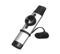 HUIOP Instrument de musique Kazoo en alliage d'aluminium, Instrument à vent pour débutants, argent