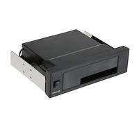 HUIOP Interne Simple Mobile Bay Rack Boîtier avec Support LED Témoin Lumineux Hot-Swap pour 2,5/3.5inches HDD SSD Fit PC 5.25 '' Bay,Boîtier de Rack Mobile