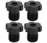 HUIOP Jeu D'accouplement Hexagonal de Roue de Moyeu Roue 17mm pour Modèle Voiture 1/10 RC en Aluminium Durable 4 Ensembles