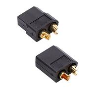 HUIOP Jeu de Connecteurs XT60 Mâle Femelle Robuste et Durable pour Applications de Batterie et Moteur RC Noir 2 Unités