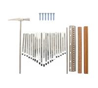 HUIOP Jeu de touches Kalimba de 21 tons avec marteau d'accordage 21 tons Piano à pouce Piano Pièces pour jouer des lettres en acier Clavier Kalimba Instrument de musique 21-Tone Finger Piano