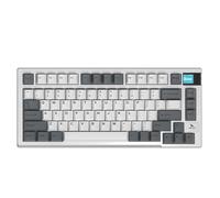 HUIOP K8 Clavier mécanique sans fil tri-mode à 81 touches Clavier K81 Rétroéclairage couleur RVB 18 effets d'éclairage Clavier rechargeable entièrement échangeable à chaud BT5.0 2,4 G,Clavier 81 touch