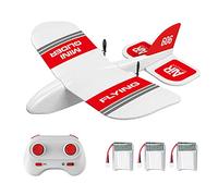 HUIOP KF606 2.4G RC Airplane Flying Aircraft pour débutants EPP Foam Glider Avion à aile fixe RTF Foam Plane Télécommande Gliding Aircraft Modèle Cadeaux avec 3 batteries en mousse d'avion