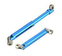 HUIOP Kit d'arbre D'entraînement en Alliage de Haute dureté, Arbre D'entraînement RC Entièrement Télescopique pour Chenille RGT 86100 1/10 RC, Formation Intégrale et Conception Cannelée, (Bleue)