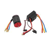 HUIOP Kit de Moteur sans Balais à Haute Torsion 3930KV pour Voiture RC 1/10, Pièces de Mise à Niveau, Coque en Alliage D'aluminium Usage Général