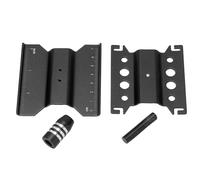 HUIOP Kit de Vis RC Station de Travail de Réparation de Support Rotation à 360° en Alliage D'aluminium pour Voiture Télécommandée à L'échelle 1/18 1/24, avec Hauteur Réglable, Conçu (Noir)