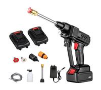 HUIOP Laveur de Voiture,Laveuse électrique sans Fil 60Bar 300W Machine à Laver Haute Puissance avec Batterie Rechargeable pour l'arrosage de Nettoyage de Sol de clôture de Voiture