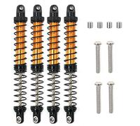 HUIOP Lot de 4 amortisseurs réglables en métal de 120 mm pour voiture tout-terrain 1/10 CC01 CC01