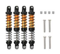 HUIOP Lot de 4 amortisseurs réglables en métal de 90 mm pour voiture tout-terrain télécommandée 1/10 CC01, 1/10 CC01