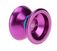 HUIOP Magie professionnelle Yoyo T5 Overlord alliage d'aluminium en métal Yoyo Boule 8 KK Roulement avec cordes pour pourpre, Monsieur