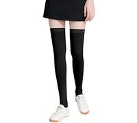 HUIOP Manches solaires, manches de jambe, talon ouvert, manches rafraîchissantes, bas pour Tennis, Golf