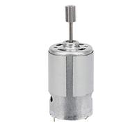 HUIOP Micro Moteur Haute Vitesse 6 V RS550 pour Voiture Jouet électrique, Moto pour Enfants, Surface Métallique Lisse, Taille Compacte, Poids Léger, Idéal Voiture Jouet (6V550-18000 tr/min)
