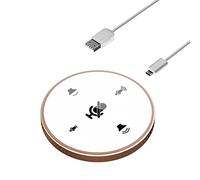 HUIOP Microphone d'ordinateur,Ordinateur de Bureau USB Haut-Parleur de conférence Microphone Haut-Parleur intégré Ordinateur PC omnidirectionnel 360 ° Micro à condensateur avec Fonction de Mise en