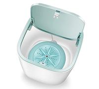 HUIOP Mini Machine à Laver, Mini Machine à Laver blanchisserie Baril rondelle sous-vêtements Chaussettes laveuse Portable personnelle rotative à Turbine laveuse Pratique pour la Maison dortoir