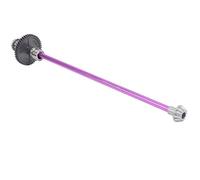 HUIOP Mise à Niveau de l'arbre D'entraînement Central à Engrenages Métalliques, Fabrication Exquise, Violet, Convient pour Voiture 124018 124019 1/12 RC, fabriqué en Matériau de