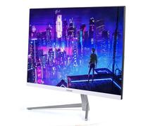 HUIOP Moniteur de jeu 27 pouces, moniteur d'ordinateur, moniteur de bureau, protection d'écran pour les yeux, panneau IPS 16:9 très clair, 250 cd/m2, LED ultra fine, 1920 x 1080, vitesse de réponse ra