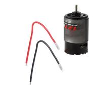 HUIOP Moteur brossé 550 de Haute Précision à Faible Bruit pour Modèle de Voiture 4 RC, Montage 12T en Métal Noir - Idéal pour les Amateurs et les Amateurs RC (12T)