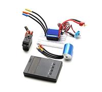 HUIOP Moteur sans balais 2435 300 KV et remplacement de carte de programmation Servo 25 A ESC 2,2 kg pour HSP 1/16 1/18 Télécommande camion voiture Servofrein 2