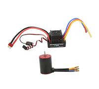 HUIOP Moteur sans Balais étanche RC ESC Combo 3650 3900KV, Moteur Haute Performance 80A ESC pour Voiture RC 1/8 1/10
