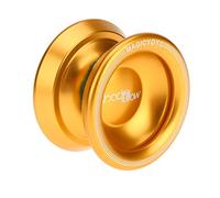 HUIOP Papillon, Professionnel Magique Yoyo T8 en Alliage d'aluminium métal Yoyo 8 Ball KK Roulement à Cordes pour Les Enfants en Or,Aluminium métal Yoyo