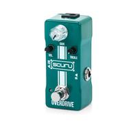 HUIOP Pédale d'effets Overdrive pour guitare GAIN/VOL/TREBLE DC 9 V Interface d'entrée/sortie de 6,35 mm Réponse dynamique Effet Overdrive classique Overdrive pour guitare électrique avec